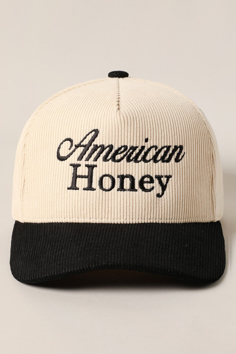 American Honey Corduroy Trucker Hat