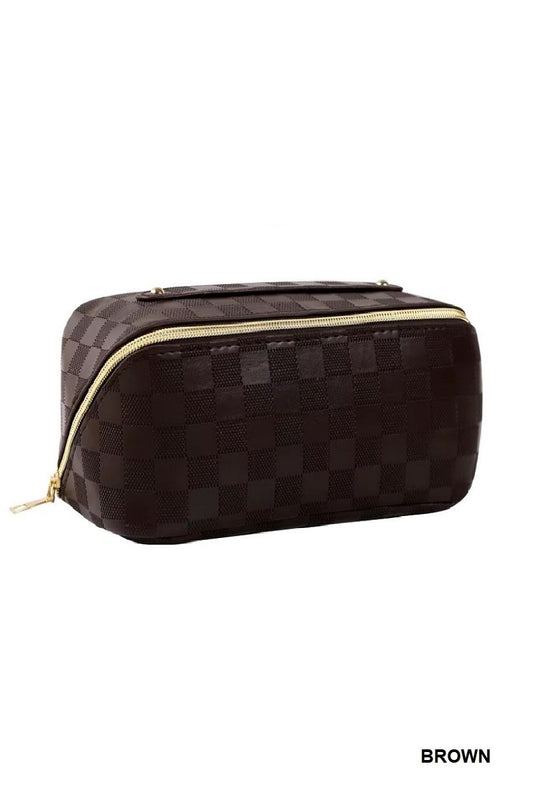 Brown Makeup Bag