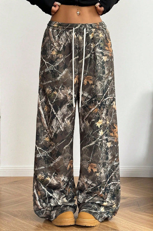 Camo High Waisted Pants