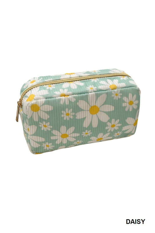 Daisy Pattern Travel Bag
