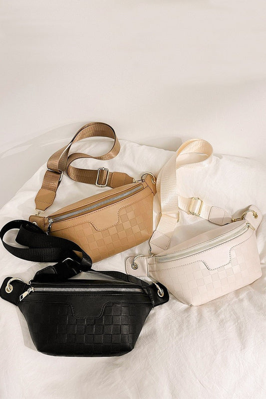 Embossed Crossbody Bag