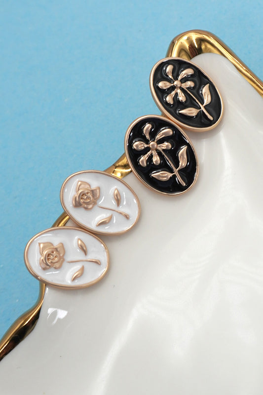 Floral Stud Earrings