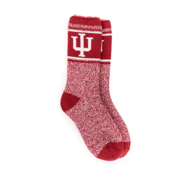 Hoosier Fuzzy Socks