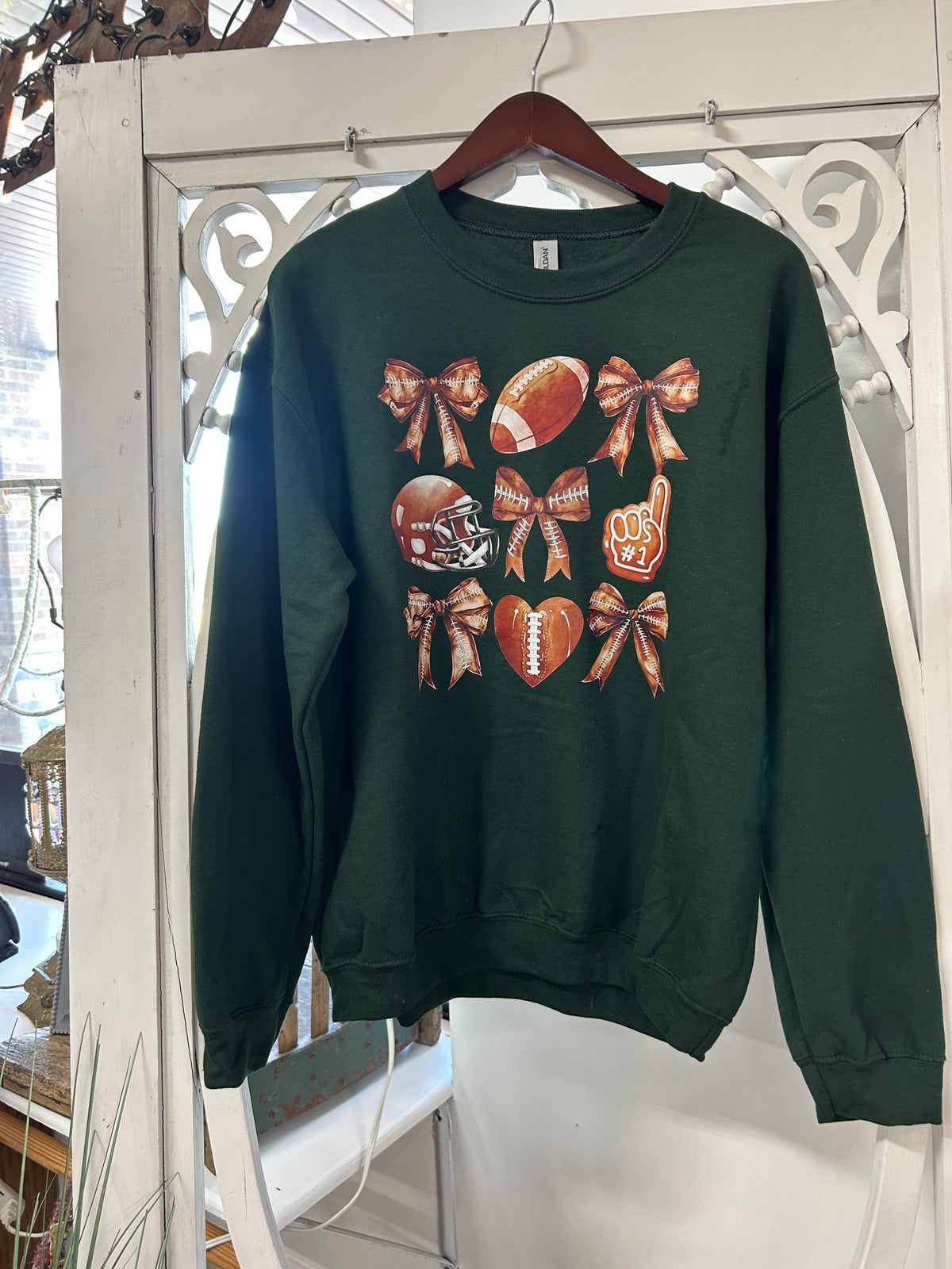 Forest Green Fall Crewneck