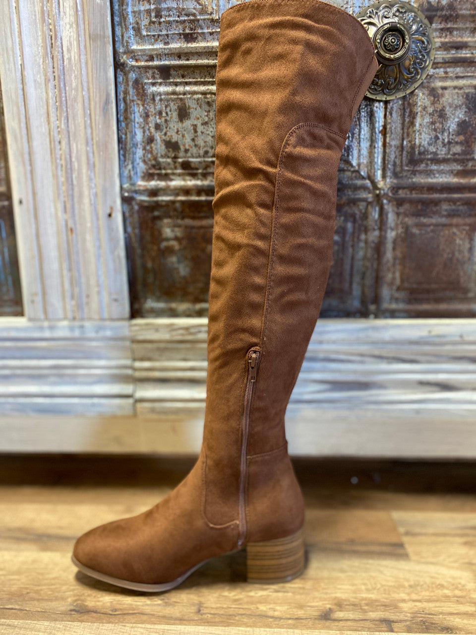 Sepia Knee High Boots