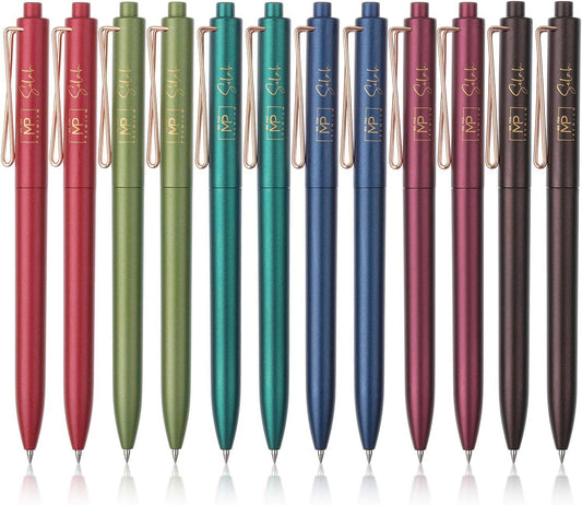 Mr. Pen Retractable Gel Pens - 12 Pack, Black Ink