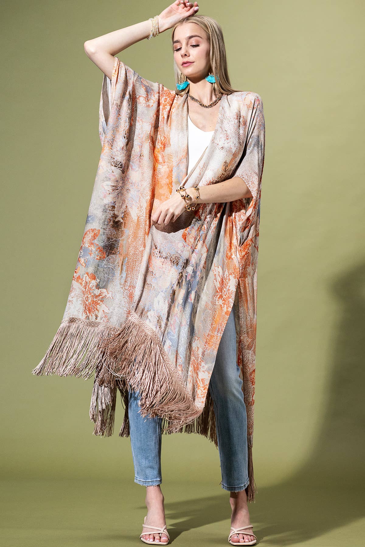 Long Fringe Cardigan