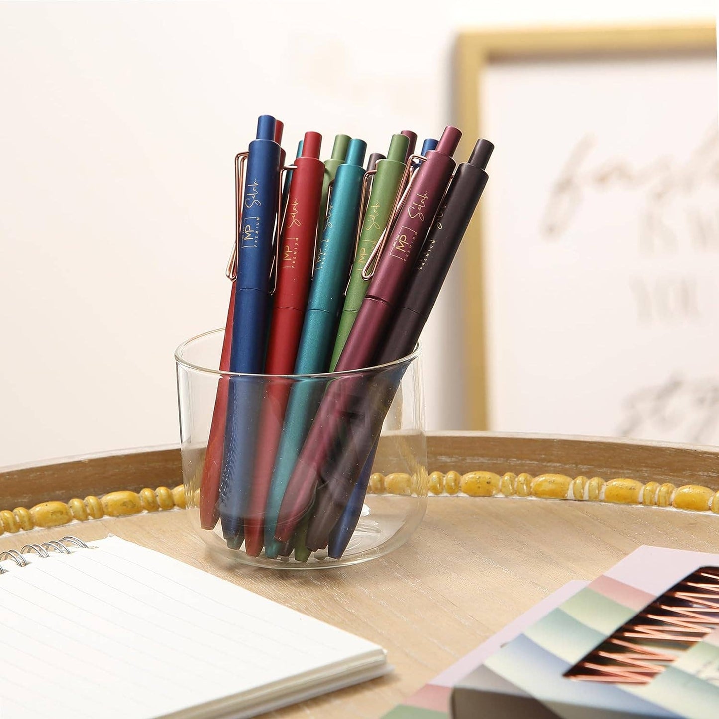 Mr. Pen Retractable Gel Pens - 12 Pack, Black Ink