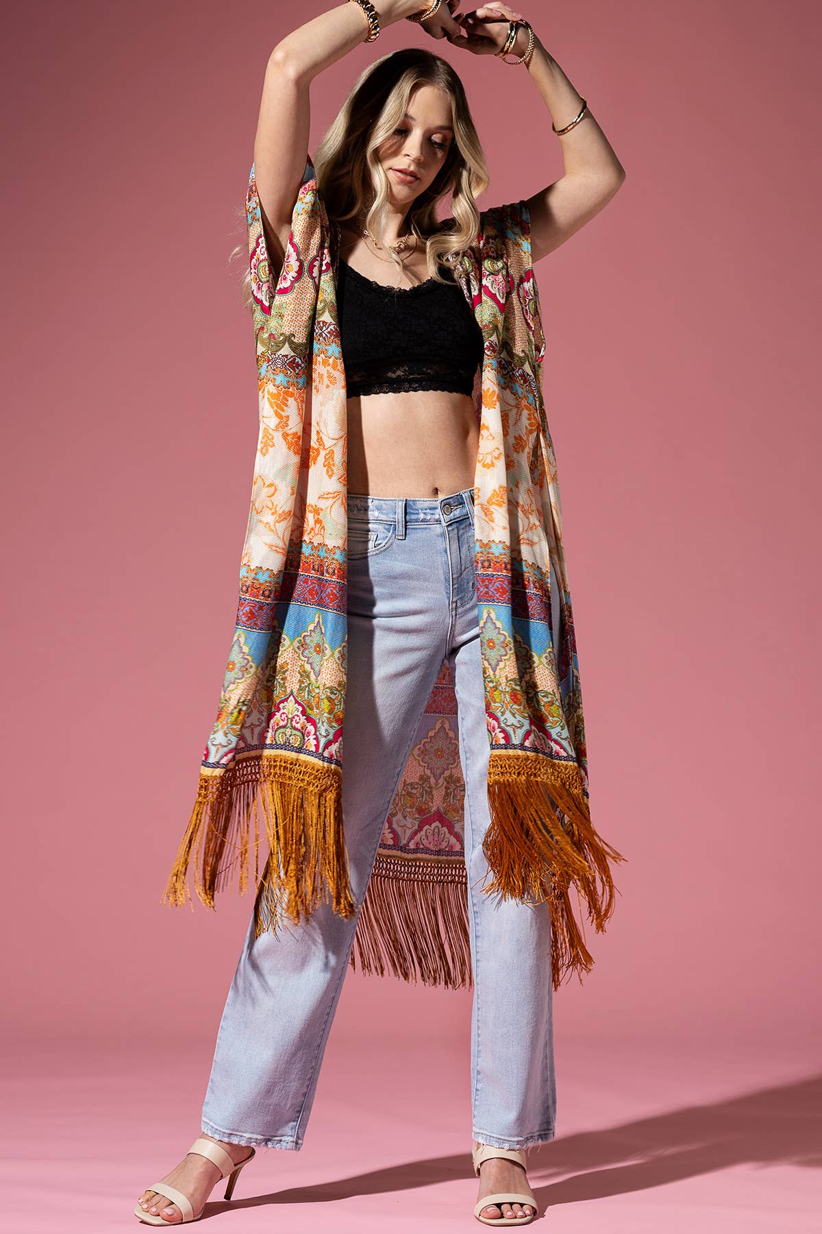 Long Fringe Cardigan