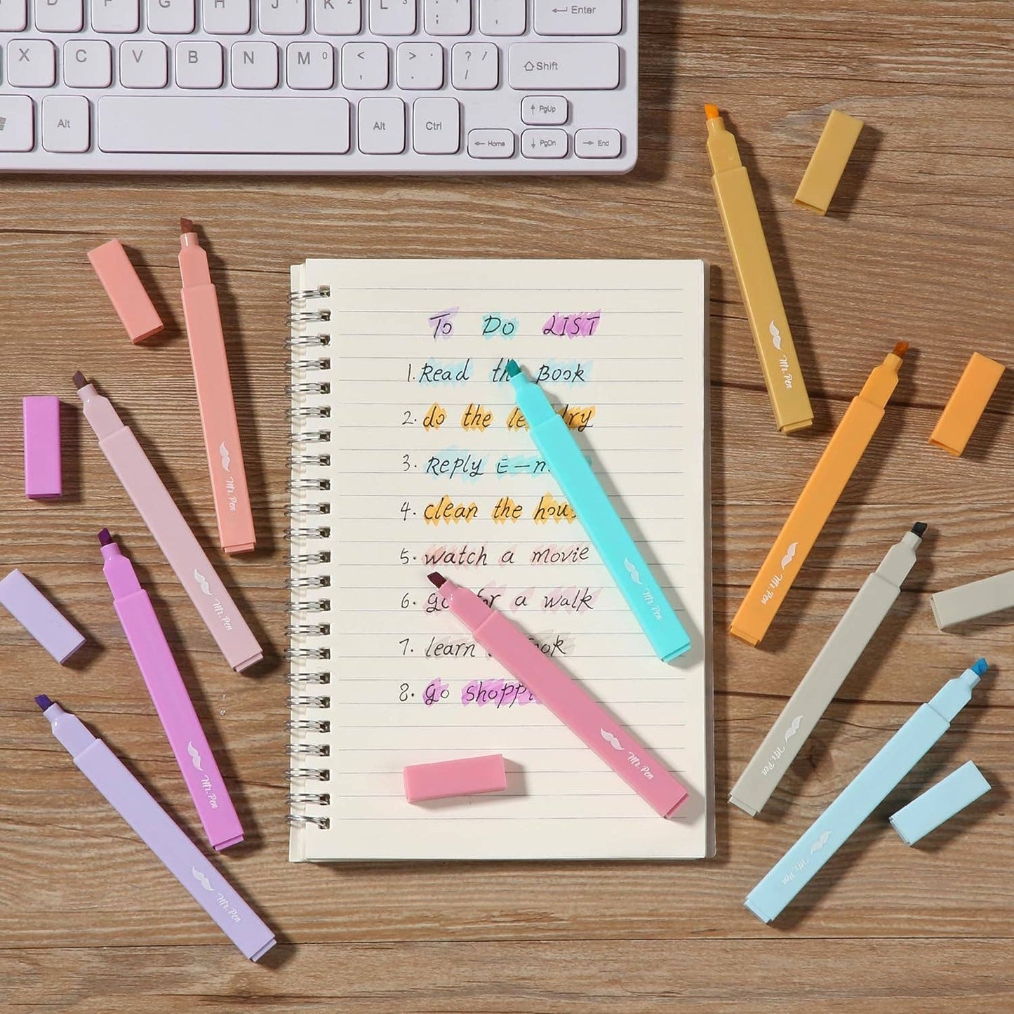Aesthetic Bible Highlighters 10 Pack Candy Colors