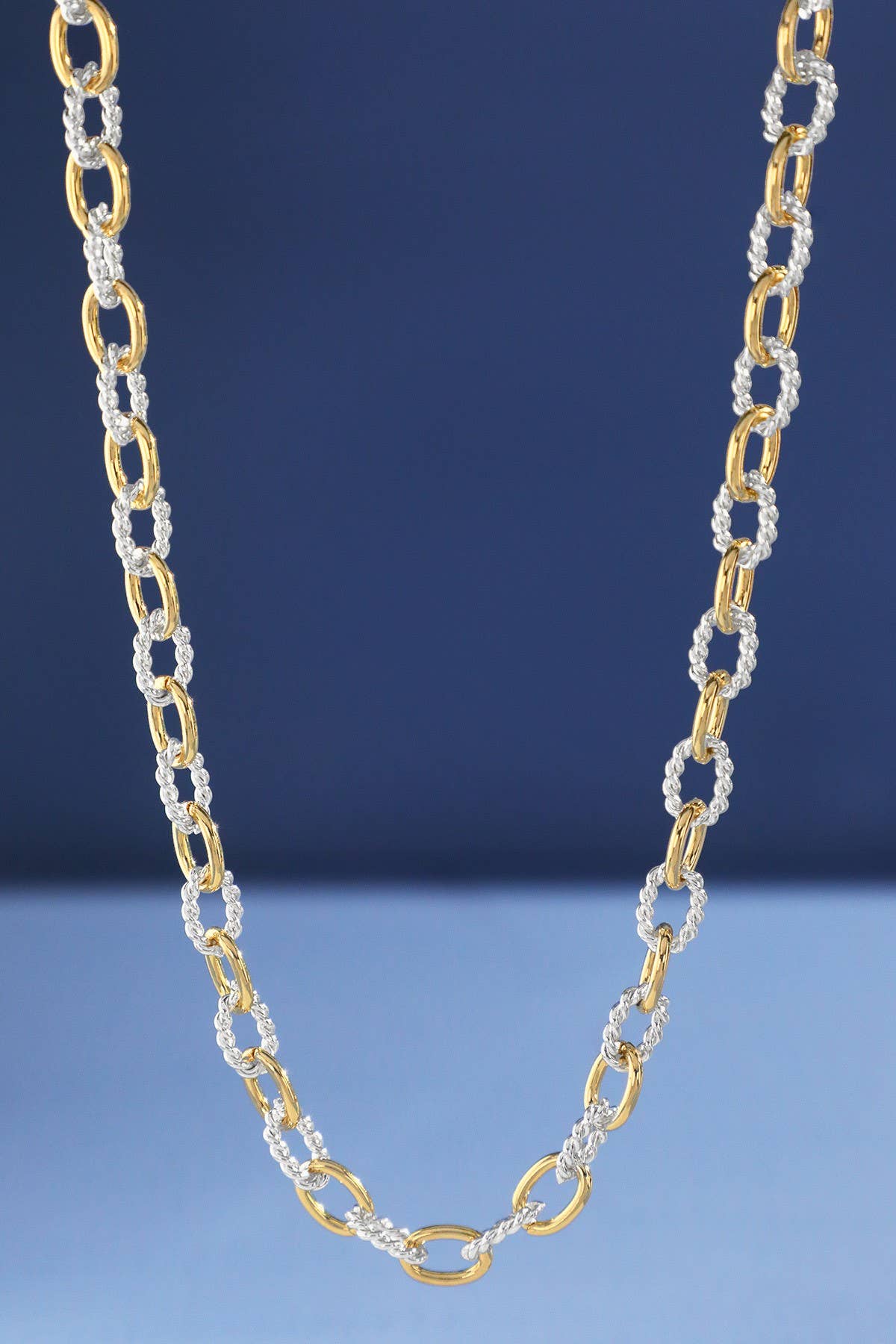 Two-Tone Chain Necklace
