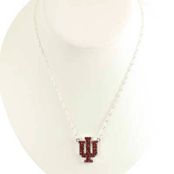 Indiana Hoosiers Crystal Necklace