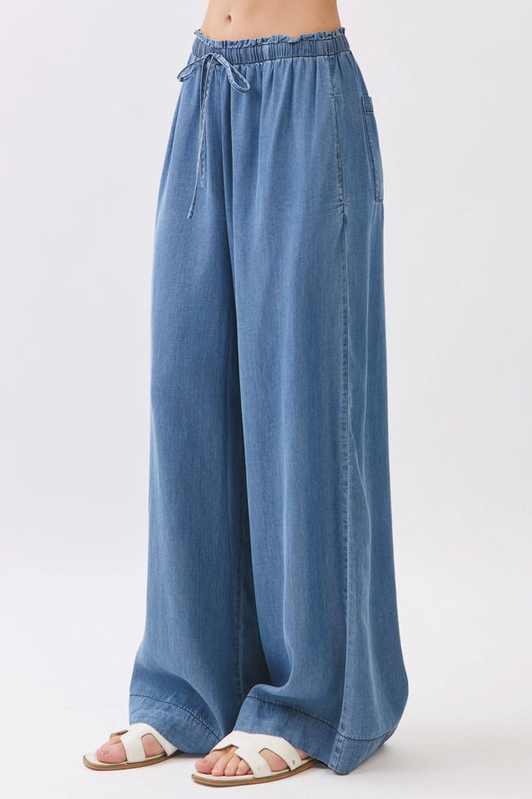 Tencel Wide Leg Pants