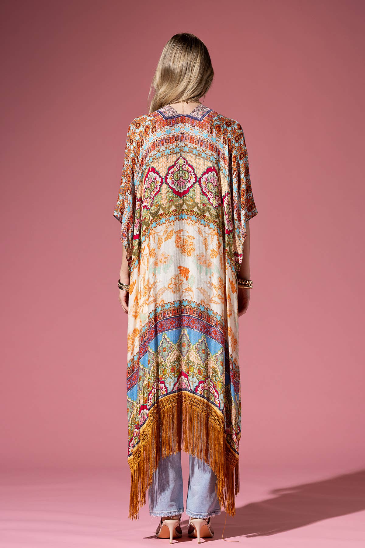 Long Fringe Cardigan