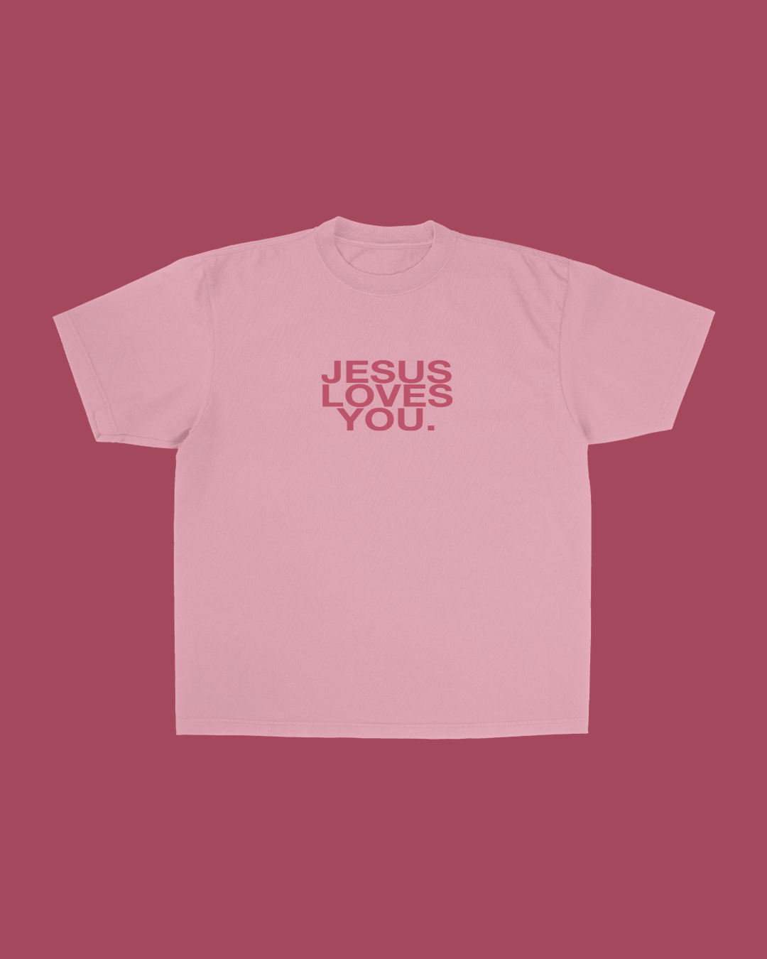 Pink Clay Logo Tee