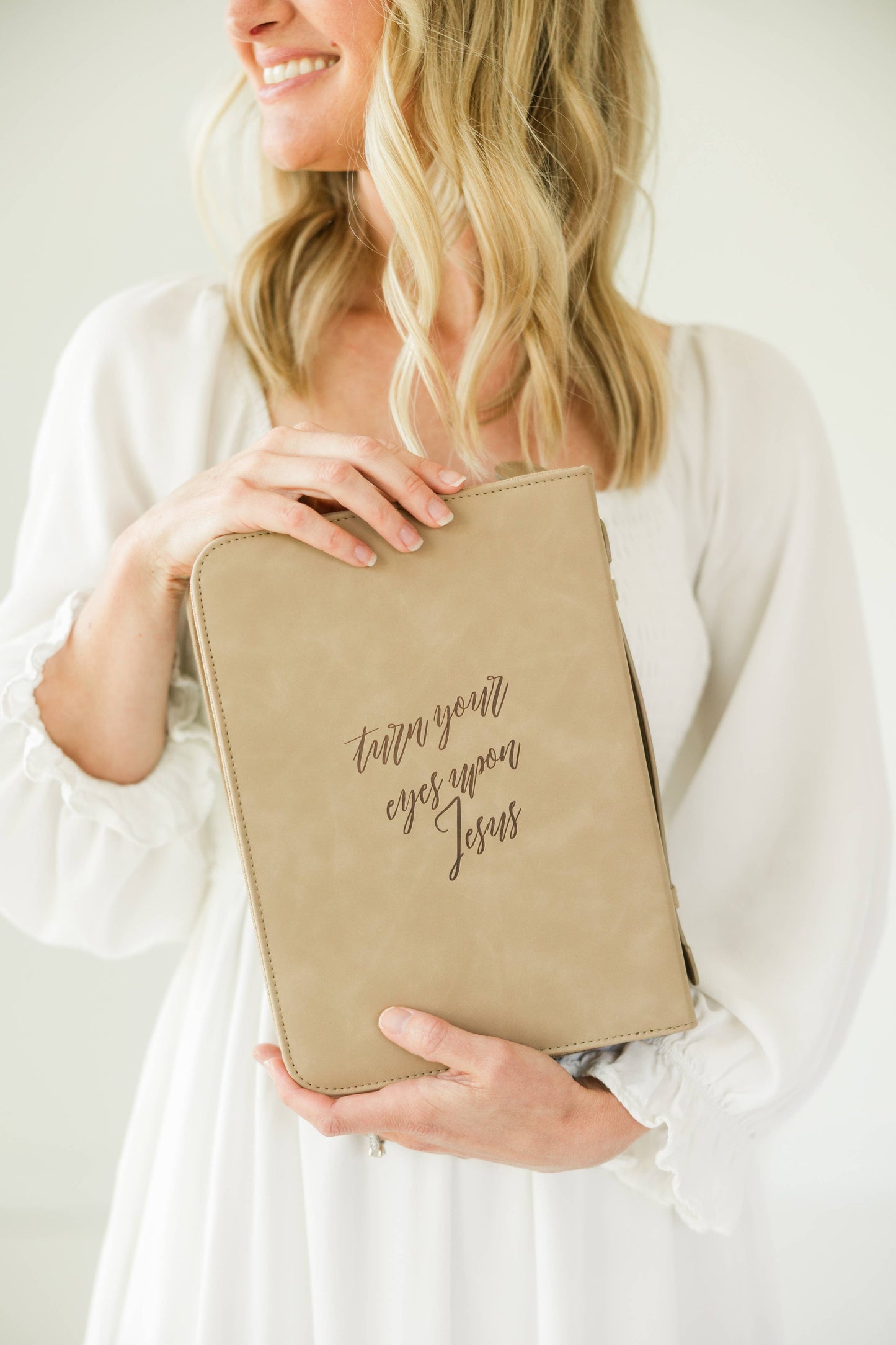 Bible Cover, Vegan Leather Bible Case, Trio Floral