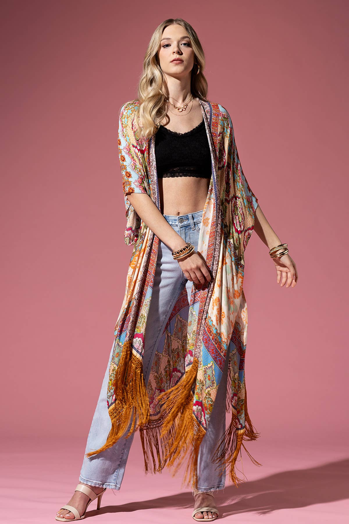 Long Fringe Cardigan