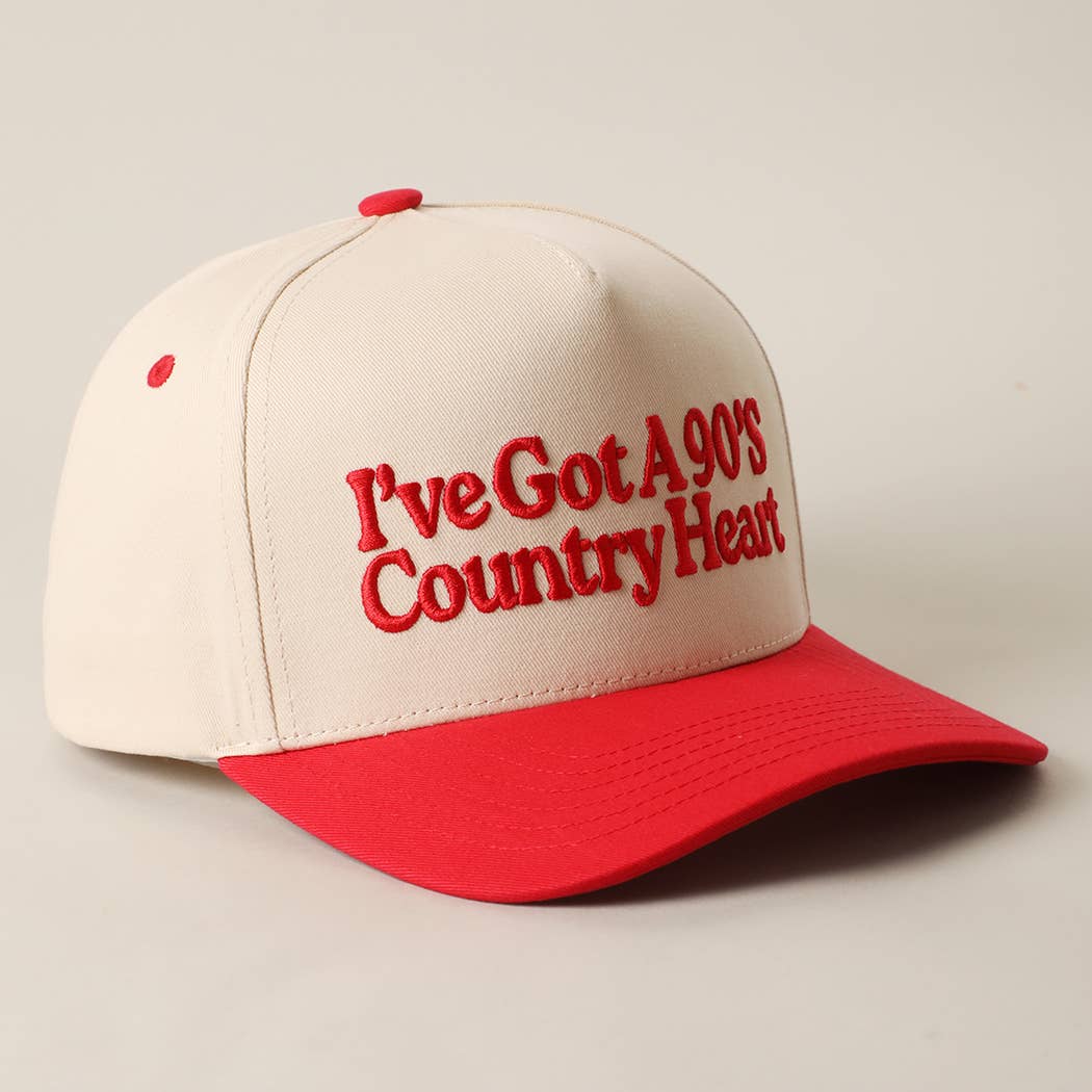 "I've Got A 90's Country Heart" Trucker Hat
