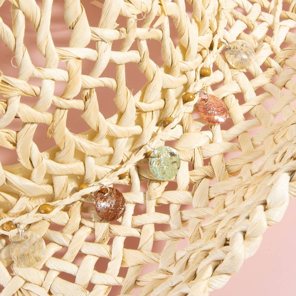 Basket Weave Western Assorted Discs Cowboy Hat
