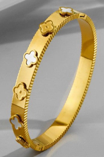 18k Gold Waterproof Stainless Steel Bangle