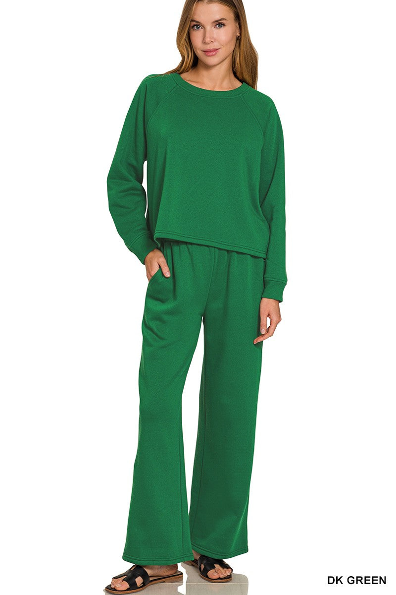 Dark green Fleece Sweatpant