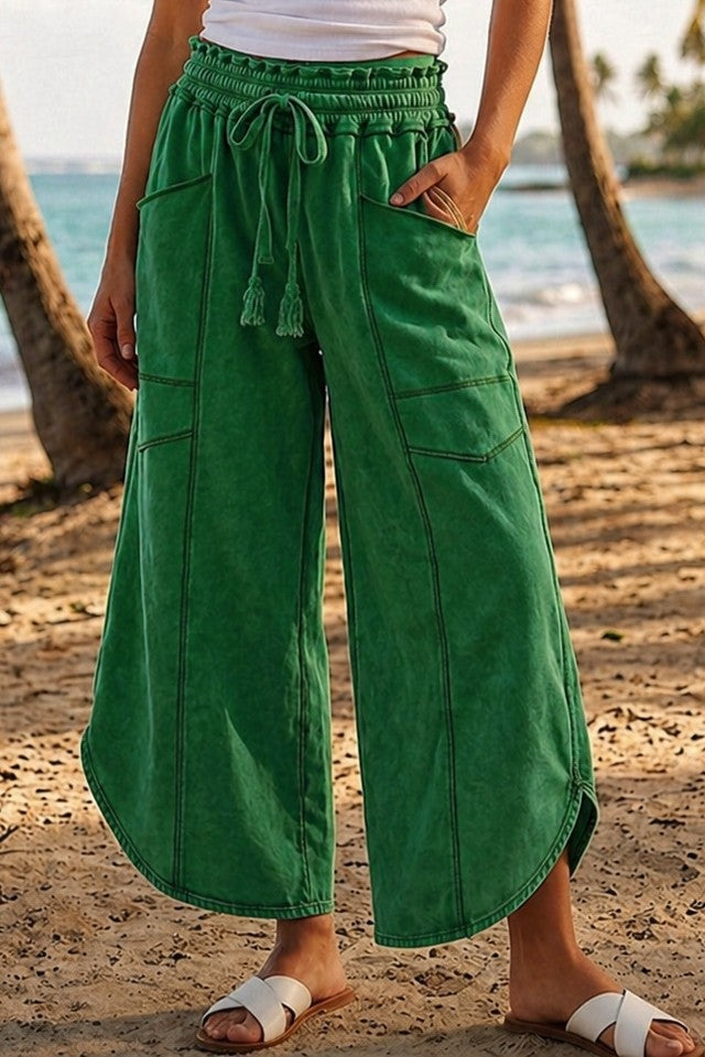 Tulip Mineral Wash Relaxed Pocket Pants
