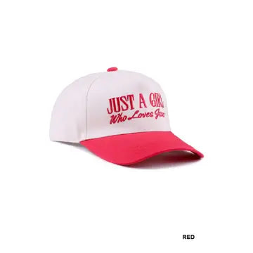 Just A Girl Who Loves Jesus-Red