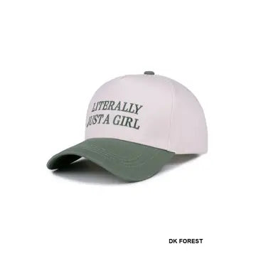 Literally Just A Girl-Green Cap