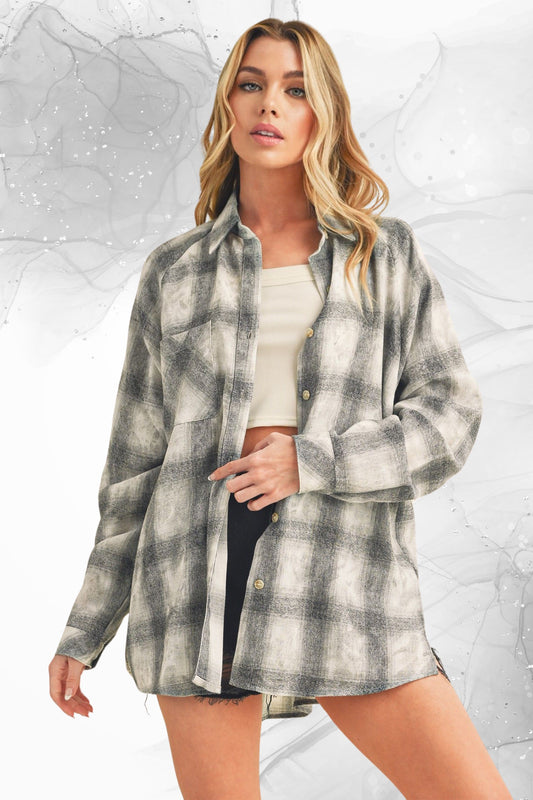 Plaid Washed Flannel