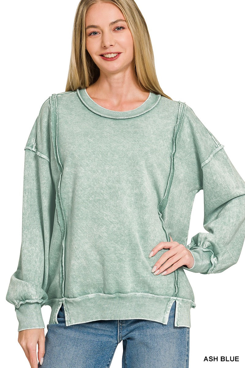 Halo Snow Washed Sweatshirt