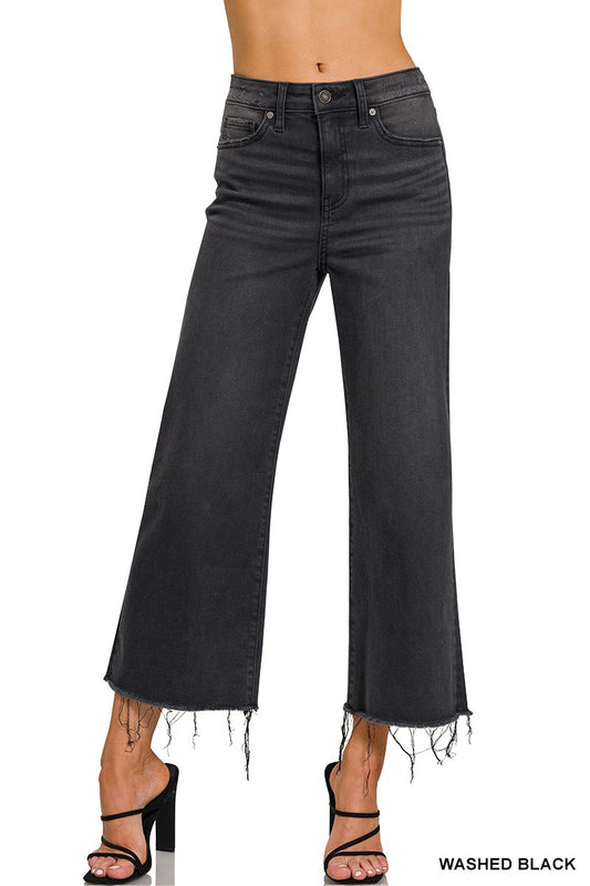 Wide Leg Cropped Jean